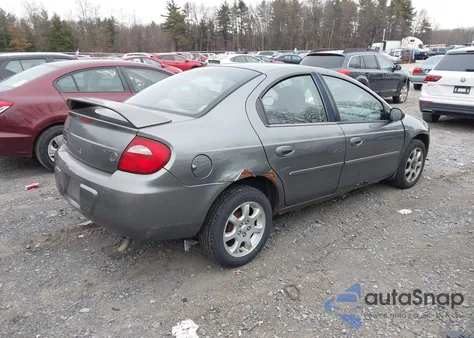 2005 Dodge Neon Sxt из США, поврежденный, VIN 1B3ES56C75D260265